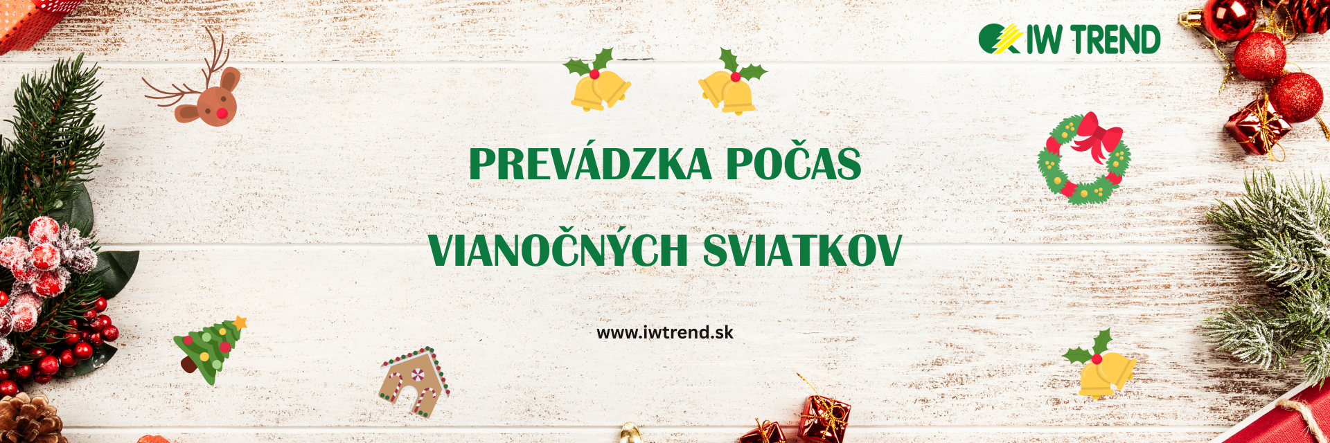 Prevádzka počas vianočných sviatkov