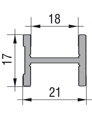 PA profil H-18 PROLINE rozmery