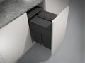 Riex GN87 odpadkový kôš - 500, 2x40L, H506, antracit, výsuv Grass