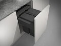 Riex GN87 odpadkový kôš - 600, 2x40L, H506, antracit, výsuv Grass