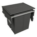 Riex GN87 odpadkový kôš - 500, 2x40L, H506, antracit, výsuv Grass