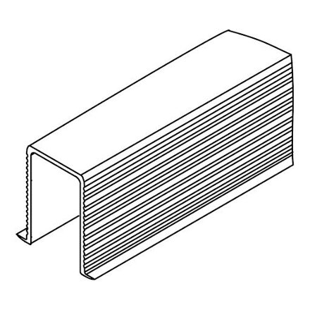 Hawa Junior 100 vodiaci profil 10 mm 1300 mm, plastic