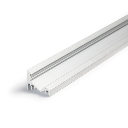 PA Alu profil CORNER 10 BC/UX pre LED pásy, 20x16x5 mm, alu 2m