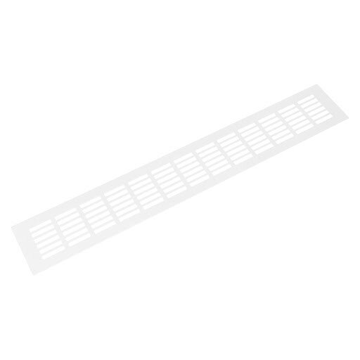 Riex GV44 hliníková vetracia mriežka, 80x500 mm, biela Riex GV44 hliníková vetracia mriežka, 80x500 mm, biela