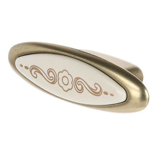 Citterio Giulio XR28 knopka, 32 mm, matný bronz/ porcelán Citterio Giulio XR28 knopka, 32 mm, matný bronz/ porcelán