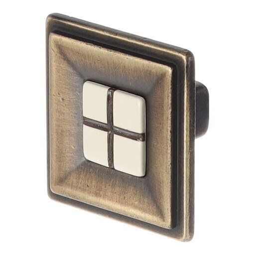 Citterio Giulio XR29 knopka, malý, matný bronz/ porcelán Citterio Giulio XR29 knopka, malý, matný bronz/ porcelán
