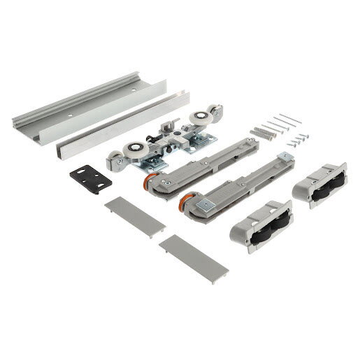 Sisco Hidden Set kovanie pre interiérové dvere so skrytou koľajnicou, 40 kg Sisco Hidden Set kovanie pre interiérové dvere so skrytou koľajnicou, 40 kg