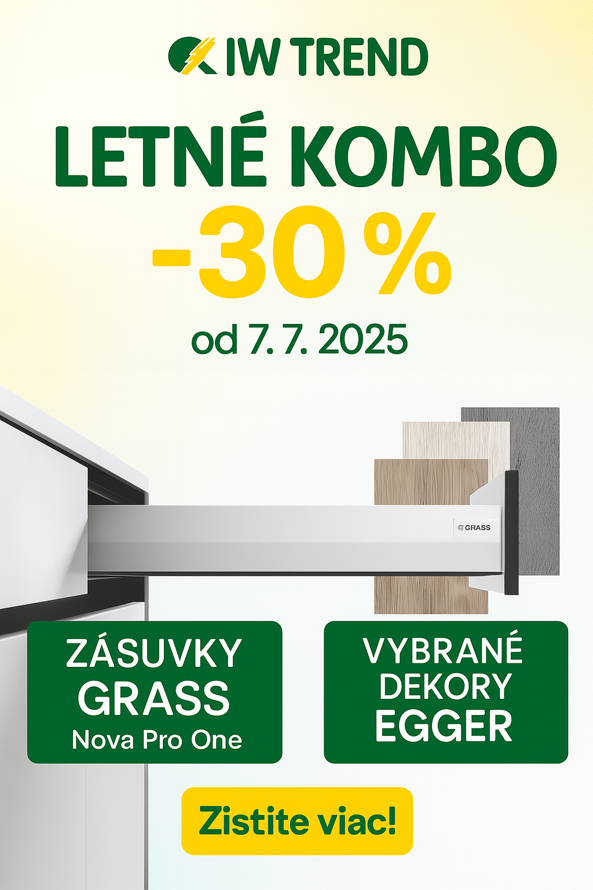 🎉 LETNÉ KOMBO AKCIE v IW TREND!